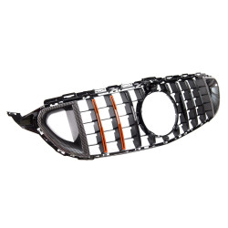 Grille compatibel met Mercedes C-Klasse W205 Rood Carbon GT