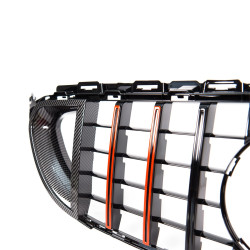 Grille compatibel met Mercedes C-Klasse W205 Rood Carbon GT