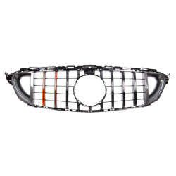 Grille compatibel met Mercedes C-Klasse W205 Rood Carbon GT