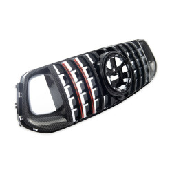 Grille compatibel met Mercedes GLE V167 C167 2018+ Carbon-look