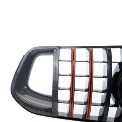 Grille compatibel met Mercedes GLE V167 C167 2018+ Carbon-look