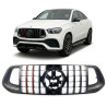 Grille compatibel met Mercedes GLE V167 C167 2018+ Carbon-look