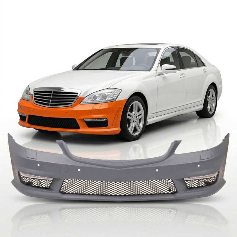 Voorbumper met PDC, SRA en LED-TFL compatibel met Mercedes S-Klasse W221