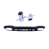 Difusor trasero compatible con Mercedes clase A W177 hatchback 2019+ puntas de escape cromadas A35