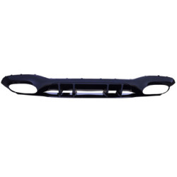 Difusor trasero compatible con Mercedes clase A W177 hatchback 2019+ puntas de escape cromadas A35
