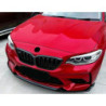 Front lip compatible with BMW M2 F87 glossy black