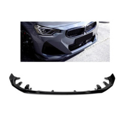 Front lip compatible with BMW 2 series G42 2-door glossy black