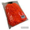 Waschhandschuh Chenille orange