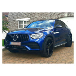 Grill compatible with Mercedes-Benz facelift GLC - GLC Coupe gloss black 2020+