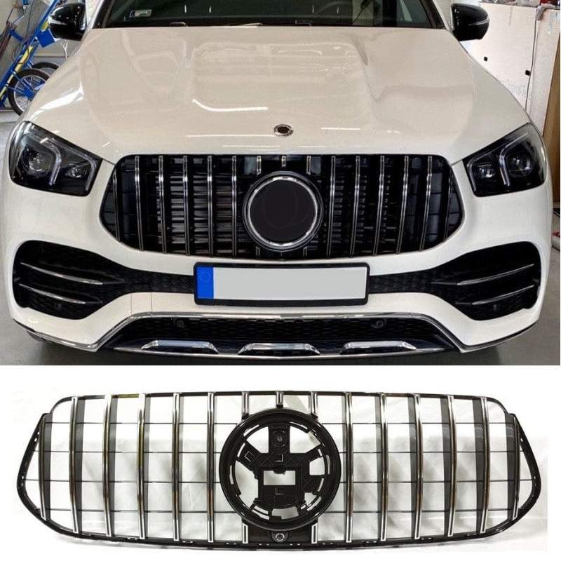 Grils saderīgs ar Mercedes-Benz GLE W167 SUV / GLE kupeja C167 hroma 2020-2023