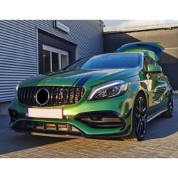 Grill kompatibel med Mercedes-Benz W176 A-Klasse facelift sort