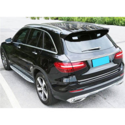 Tagspoiler kompatibel med Mercedes-Benz GLC X253 SUV blank sort