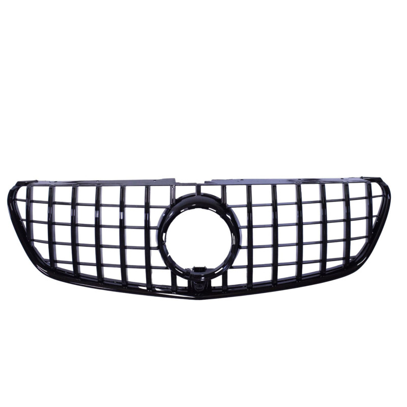 Grill compatible with Mercedes-Benz W447 V class 16-19 black