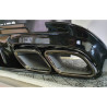 Difusor com ponteiras de escape pretas Mercedes W205 Classe C Sedan e Carrinha (7)