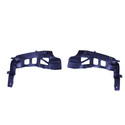 Difusor con embellecedores de escape negro brillante redondos Mercedes Clase E Coupé W207 C207 Facelift (7)