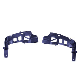 Diffuser with exhaust tips glossy black for Mercedes E coupe convertible W207 C207 Facelift