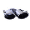 (PART) Exhaust pipes chrome round compatible with Mercedes GLE GLS GLE coupe W167 X167 C167