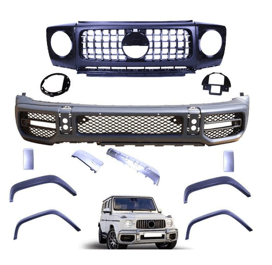 Bodykit compatible with Mercedes G class W463 W464 2018+ chrome grill