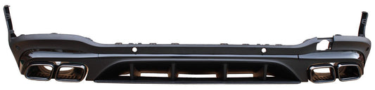 Diffuser compatibel met Mercedes GLC SUV X253 2015+ met zwarte uitlaatsierstukken - Tuningonline