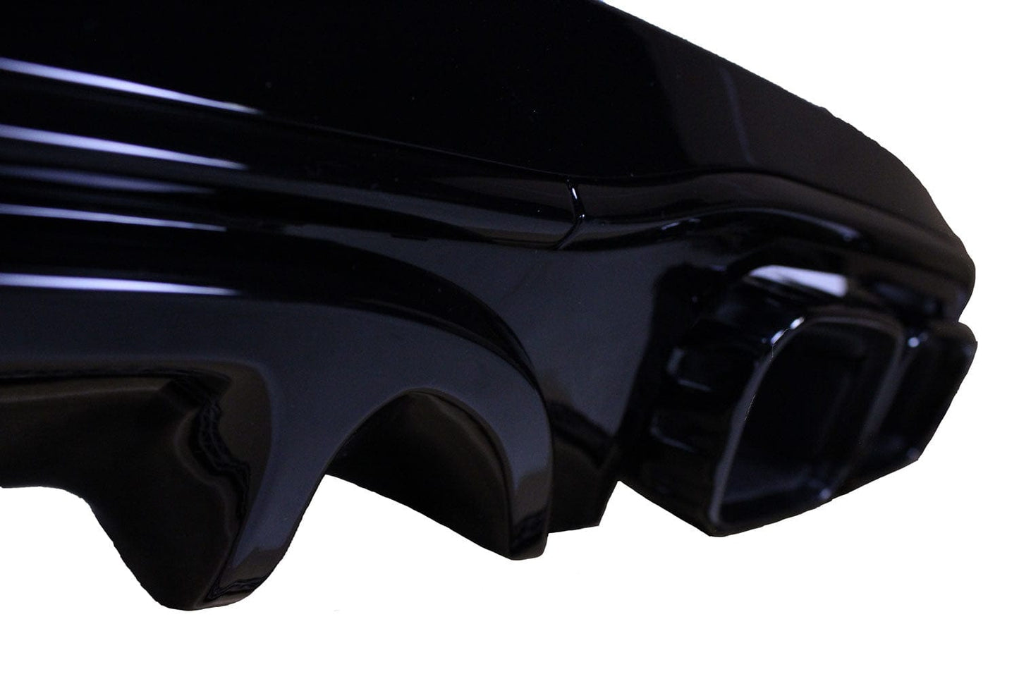 Diffuser compatibel met Mercedes E Coupe cabrio C238 A238 glanzend zwarte uitlaatsierstukken