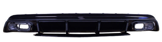 Diffuser compatibel met Mercedes A klasse W176 2013-2017 glanzend zwart