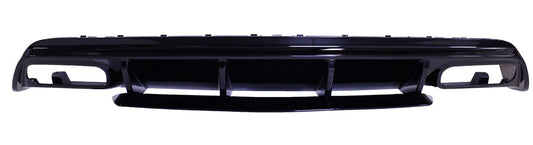 Diffuser glanzend zwart compatibel met Mercedes A klasse W176 2013-2017 chrome uitlaatsierstukken - Tuningonline