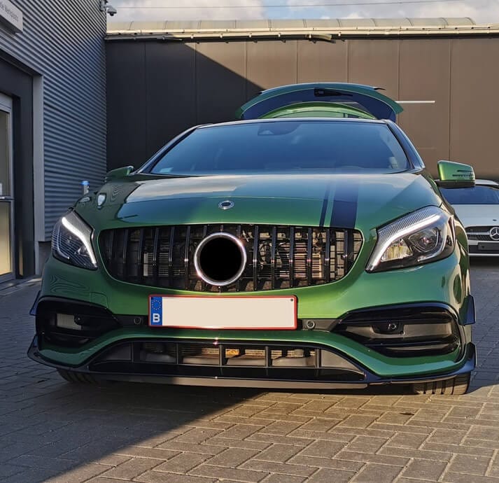 Grill Grill compatibel met Mercedes-Benz W176 A klasse facelift zwart