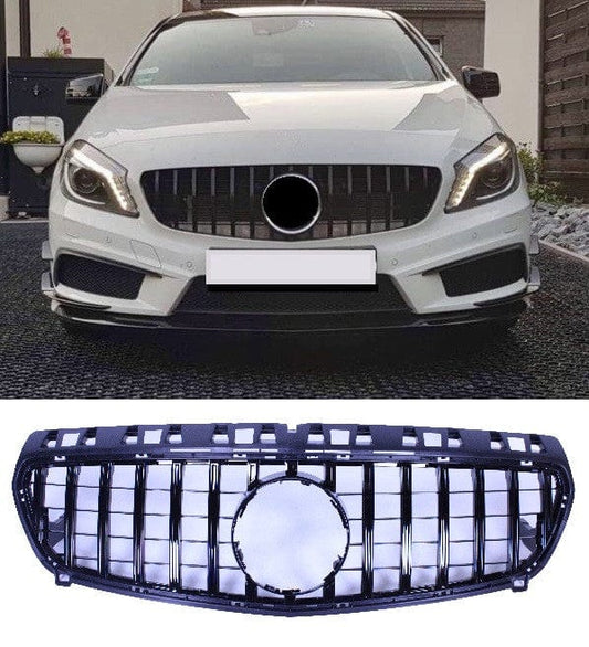 Grill Grill compatibel met Mercedes-Benz W176 A klasse zwart