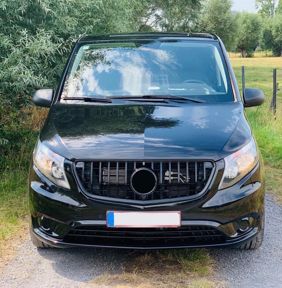 Grill Grill compatibel met Mercedes-Benz W447 Vito zwart