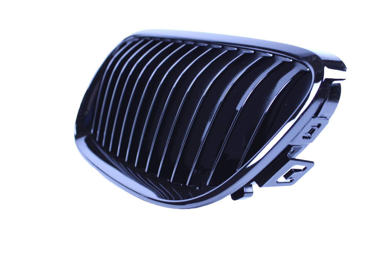 Grill Grill nieren compatibel met BMW 3 serie coupe/cabrio E92 - E93 LCI glanzend zwart enkele spijlen