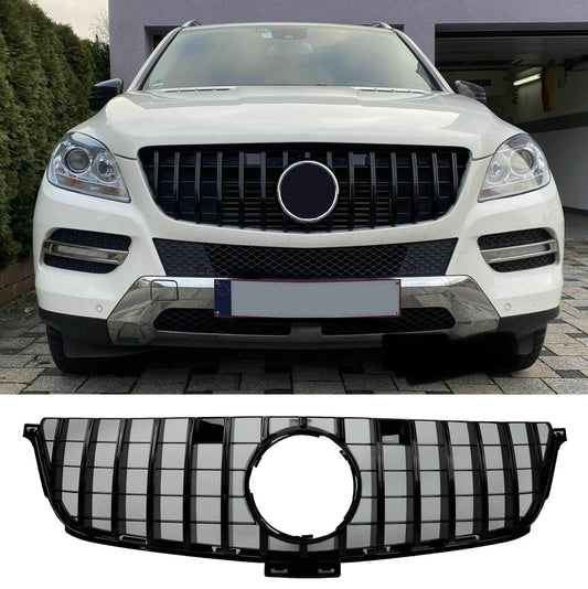 Grill compatible with Mercedes-Benz W166 ML black
