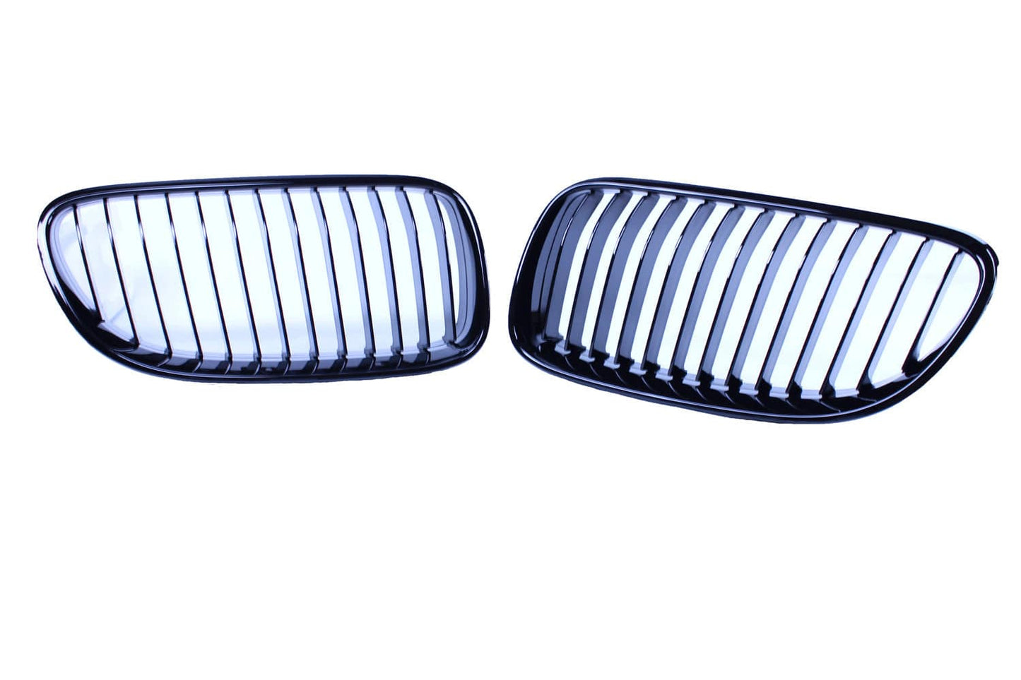 Grill kidneys compatible with BMW 3 series coupe/convertible E92 - E93 LCI gloss black single bars