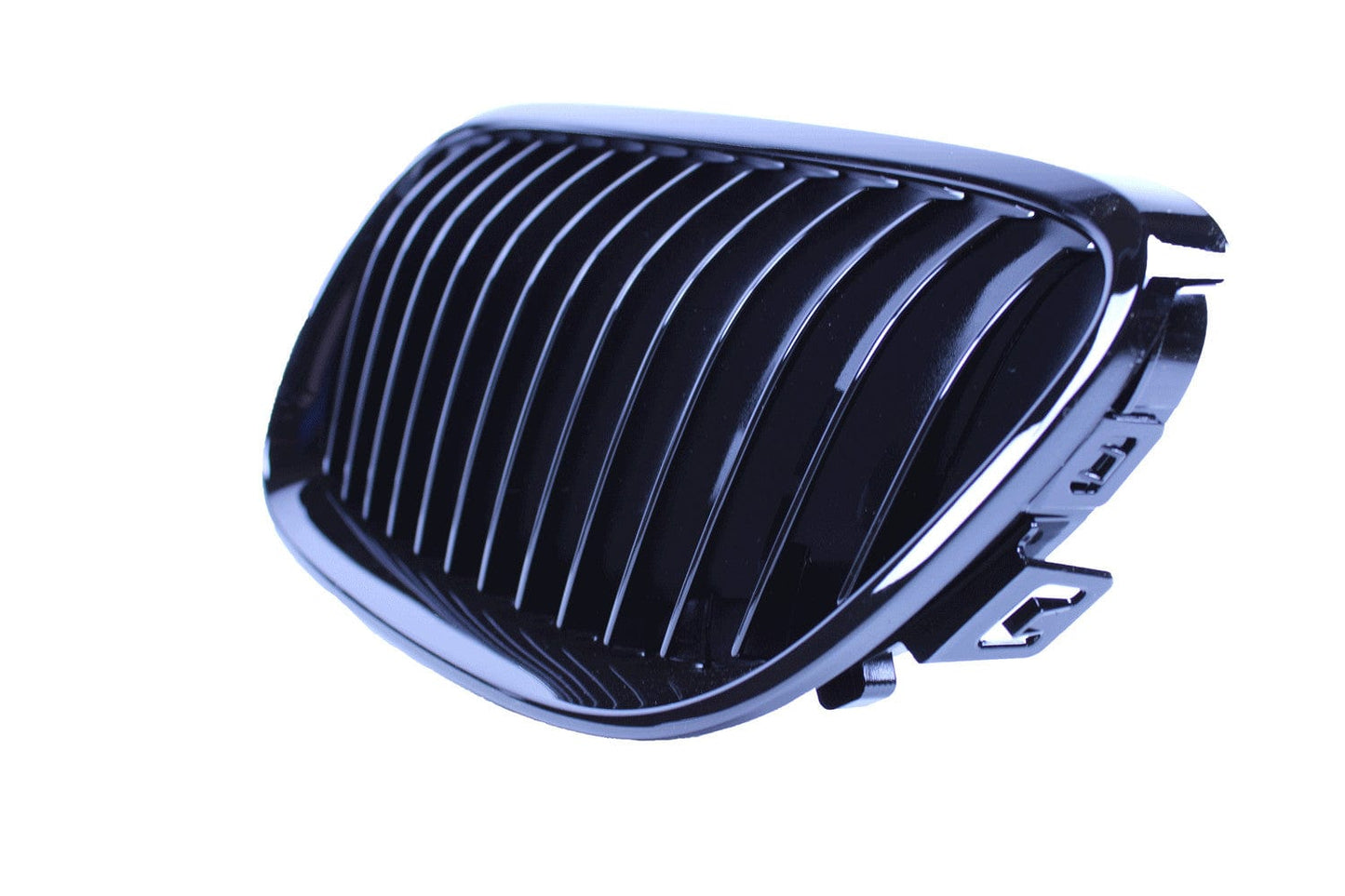 Grill nieren compatibel met BMW 3 serie coupe/cabrio E92 - E93 LCI glanzend zwart enkele spijlen