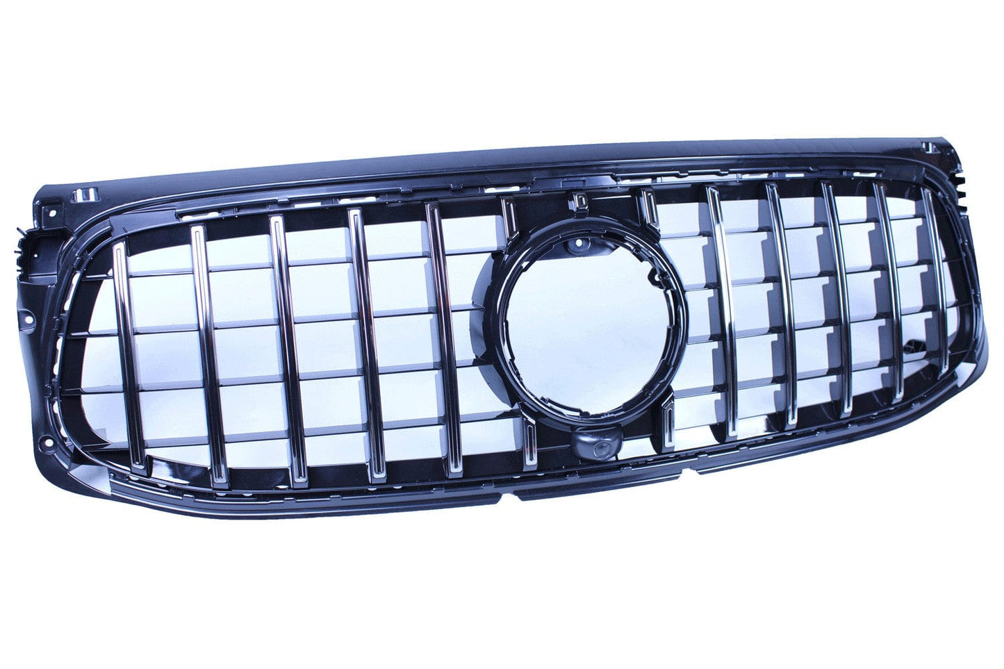 Grill compatible with Mercedes-Benz GLB X247 (2020-2023) chrome for AMG line