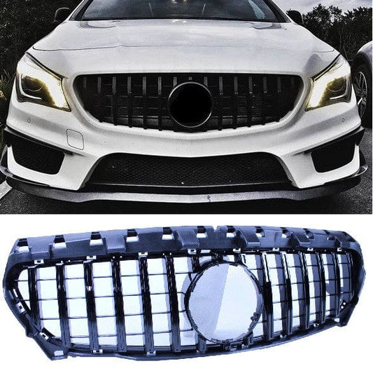 Grill compatible with Mercedes-Benz W117 CLA class black