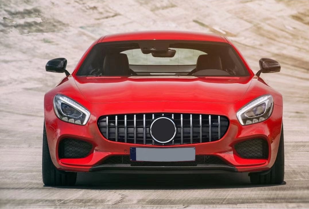 Grill compatible with Mercedes-Benz AMG GT C190 coupe chrome 2-door 2014-2017