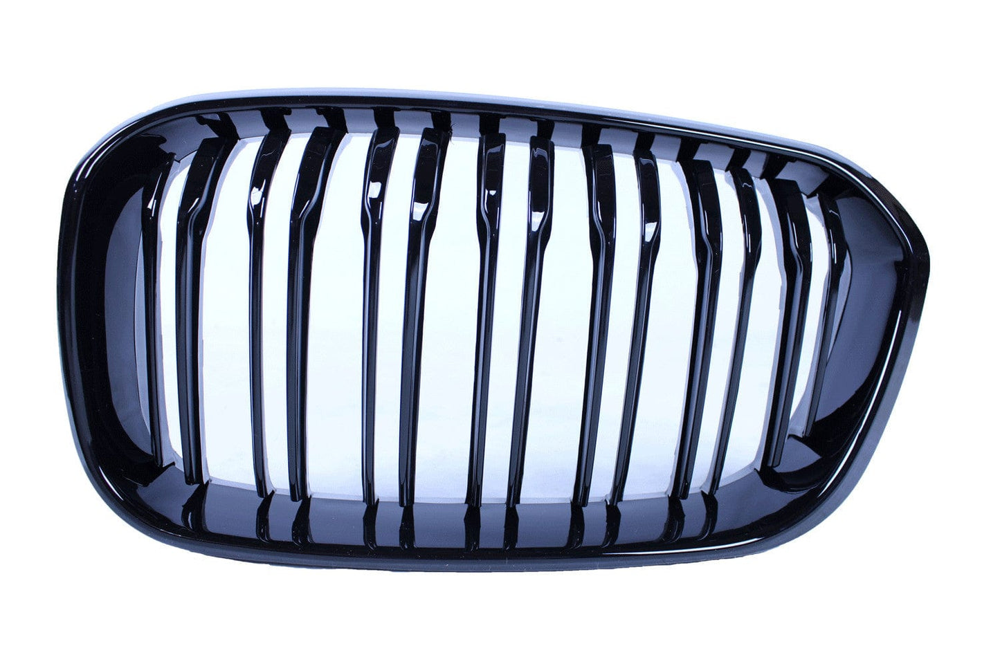 Grill kidney grille compatible with BMW F20 LCI 1 series gloss black double bars