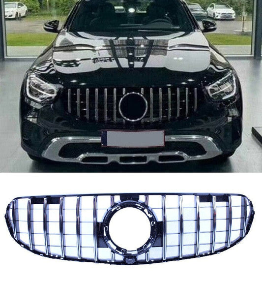 Grill compatible with Mercedes X253 C253 GLC GLC Coupe facelift without AMG line package