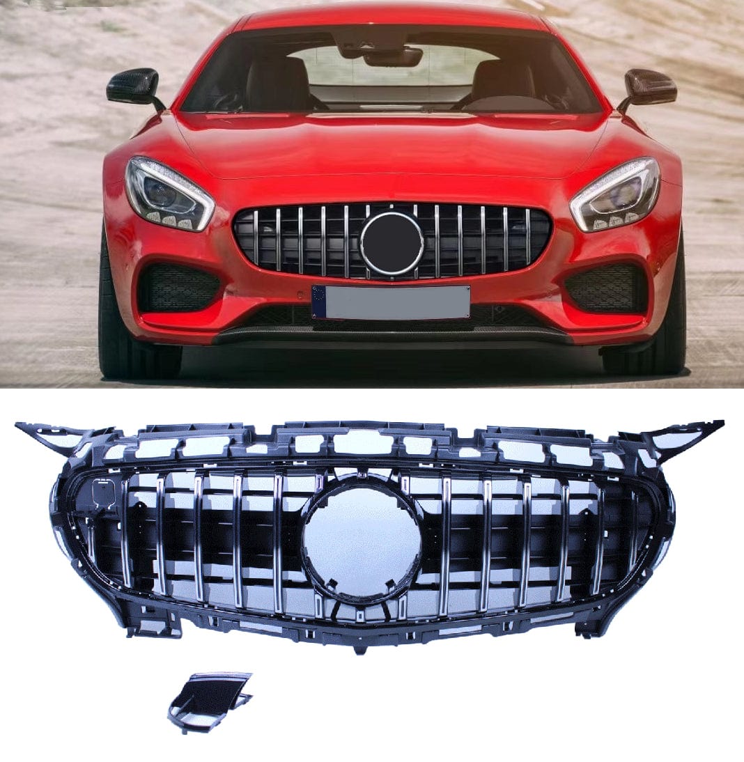 Calandre compatible avec Mercedes-Benz AMG GT C190 coupé chromé 2 portes 2014-2017