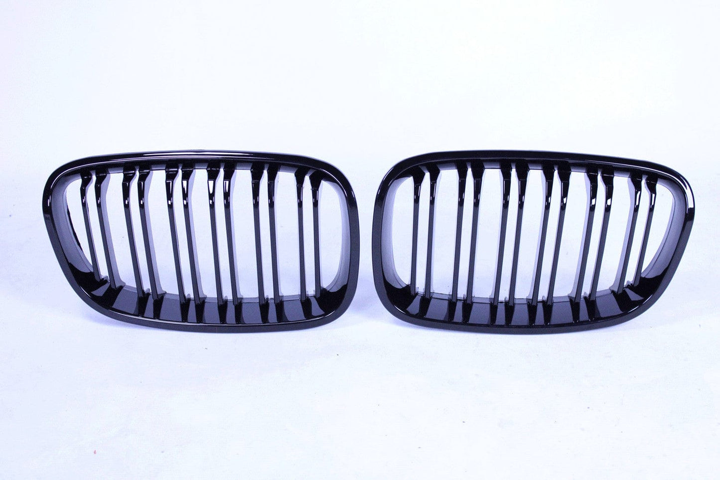 Grill nieren compatibel met BMW F20 F21 1 serie glanzend zwart dubbele spijlen - Tuningonline