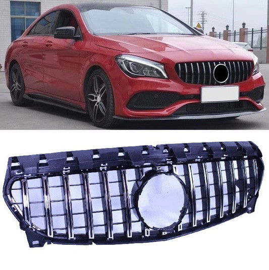Grill compatible with Mercedes-Benz W117 CLA class facelift chrome