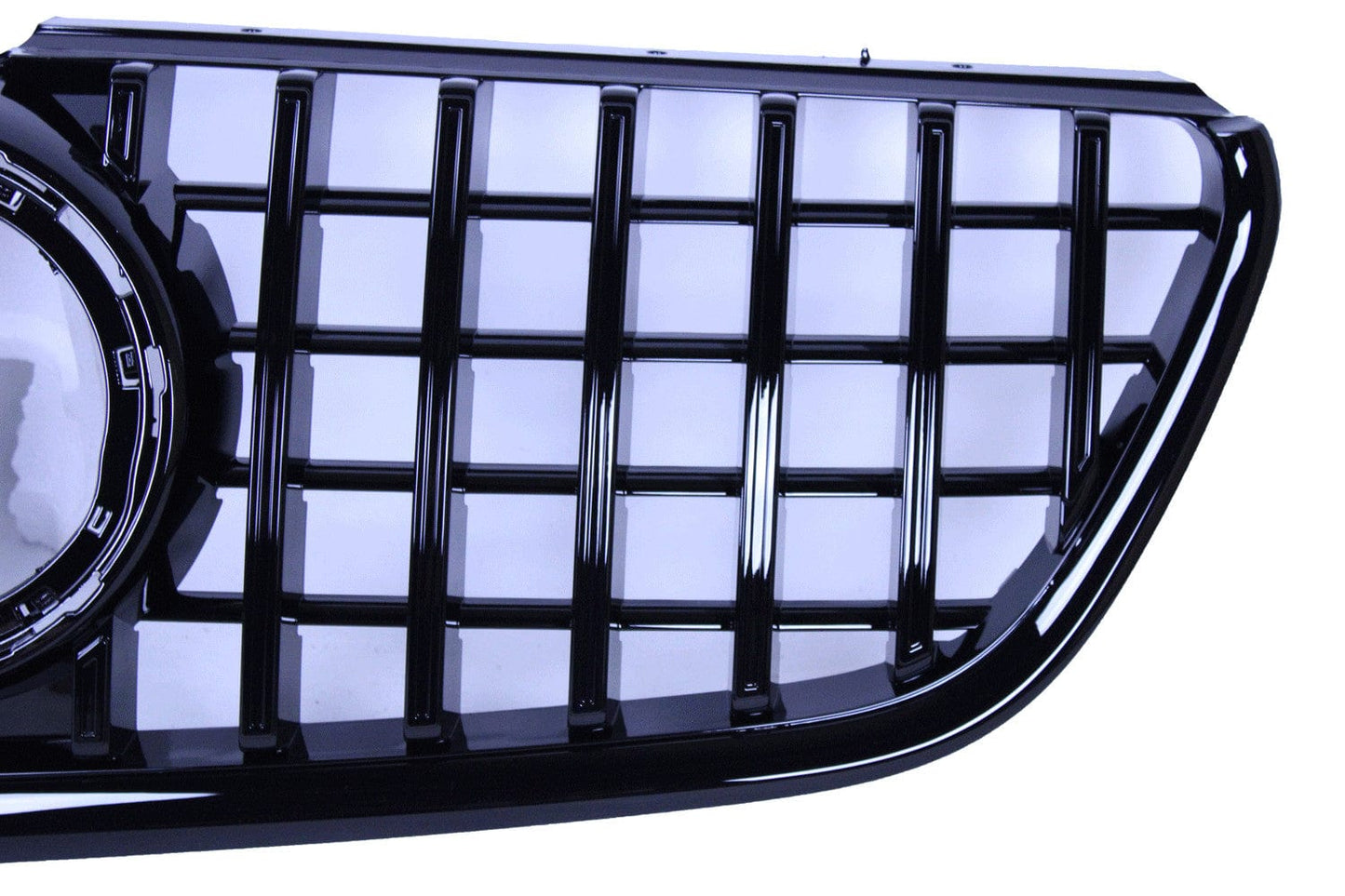 Grill compatible with Mercedes W447 Vito facelift 2019+ gloss black