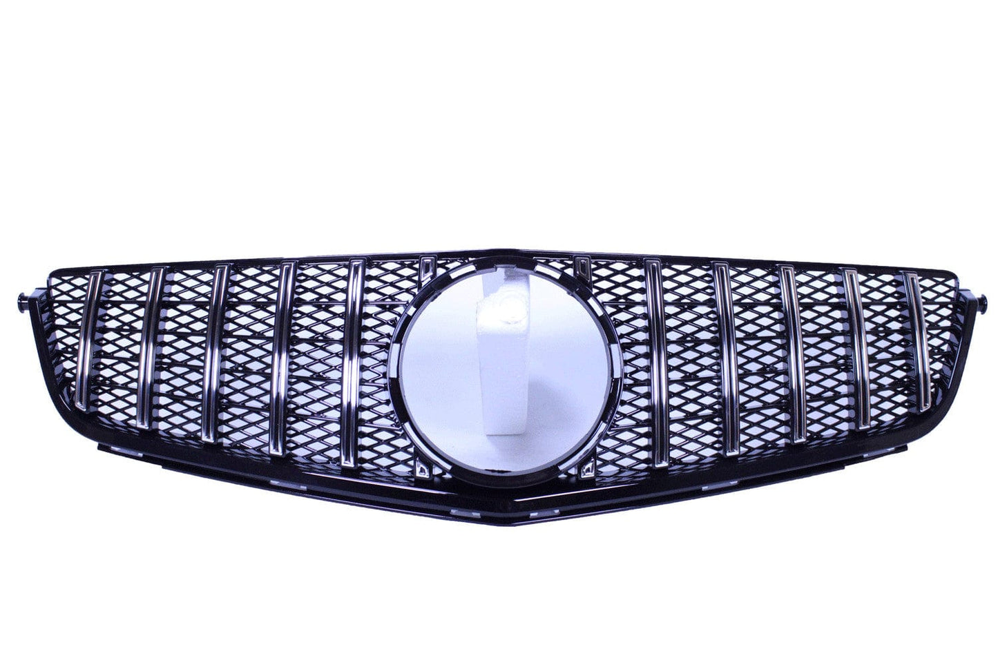 Grill compatible with Mercedes W204 C63 AMG facelift black chrome