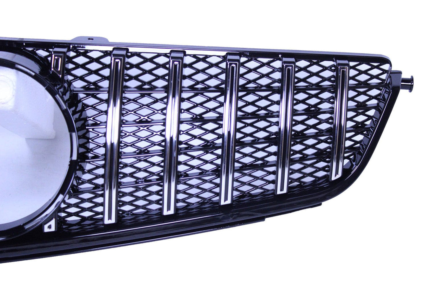 Grill compatible with Mercedes W204 C63 AMG facelift black chrome