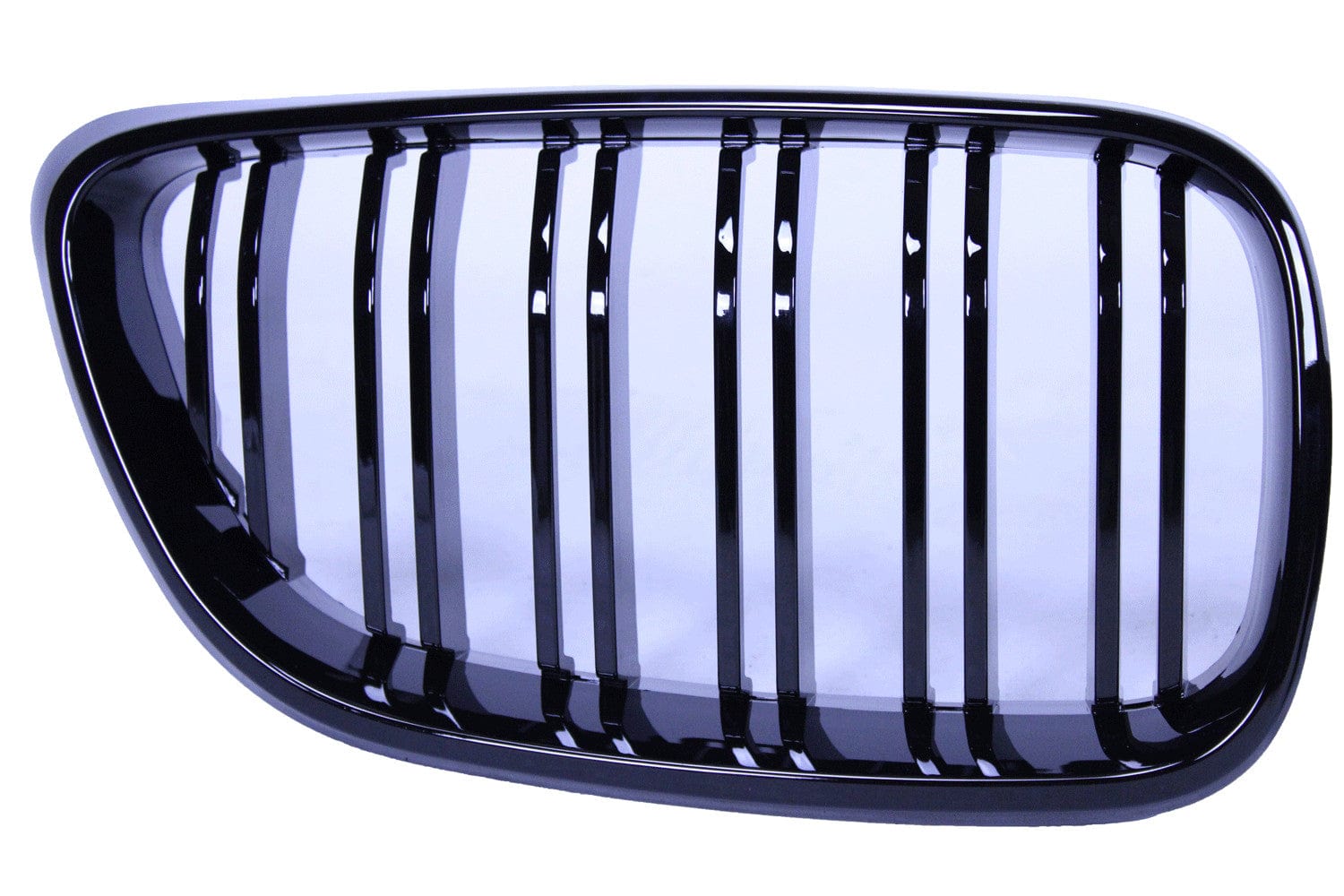 Grill nieren compatibel met BMW 2 serie F22 - F23 glanzend zwart dubbele spijlen - Tuningonline
