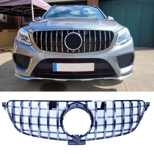 Grill compatible with Mercedes-Benz GLE W166 chrome
