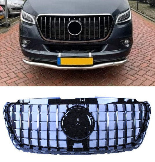 Grill compatible with Mercedes Sprinter W907 2019+ chrome