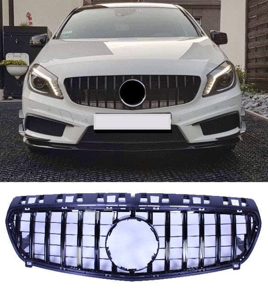 Grill compatible with Mercedes-Benz W176 A class black