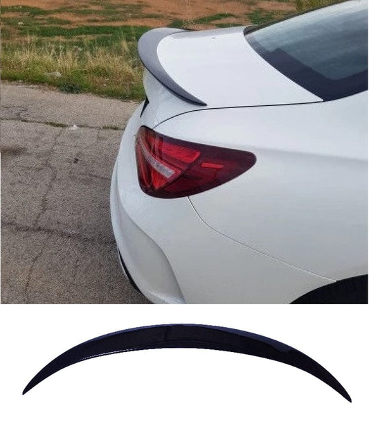 Trunk spoiler compatible with Mercedes-Benz CLA C117 coupe gloss black