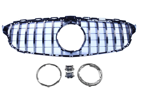 Grill compatible with Mercedes C class W205 chrome 2014-2021